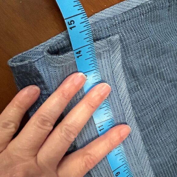 Kasper women’s 100% linen side slit midi skirt size 10 - Picture 8 of 8